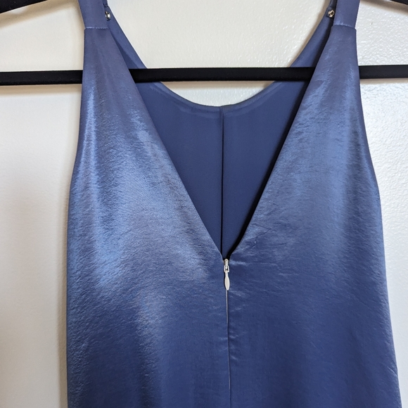 Periwinkle Asymmetrical Dress - Picture 2 of 5